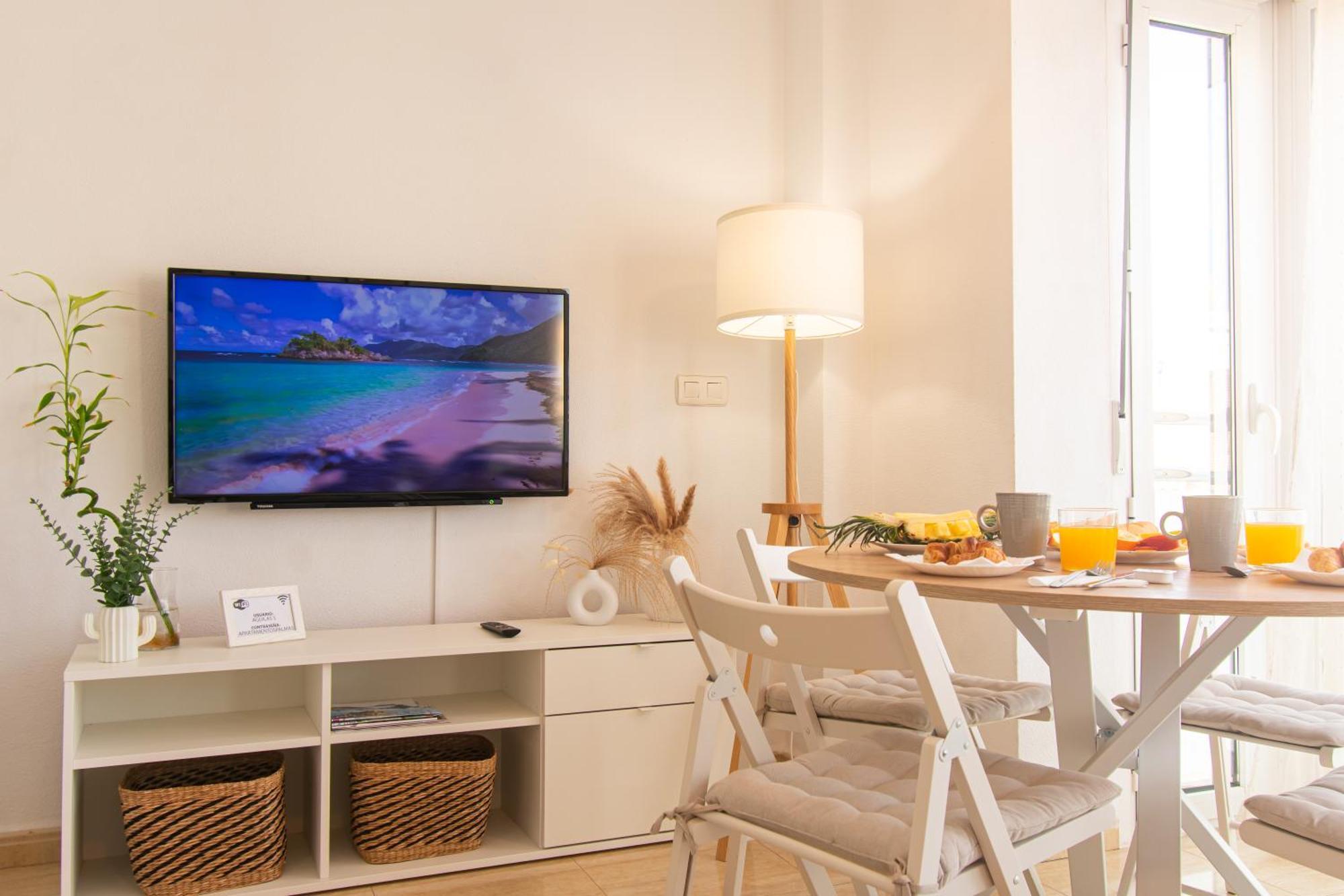 Апартаменты Avenida Principal Cerca De La Playa Con Aire Acondicionado Y Wifi - By Aloha Palma Агилас Экстерьер фото